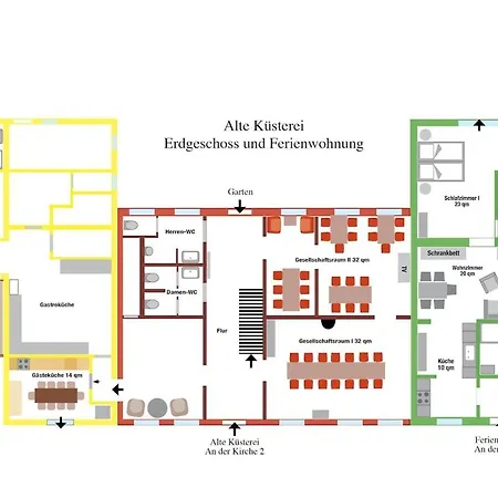 Alte Kuesterei Hohen Mistorf, Ganzes Haus Alt Suhrkow